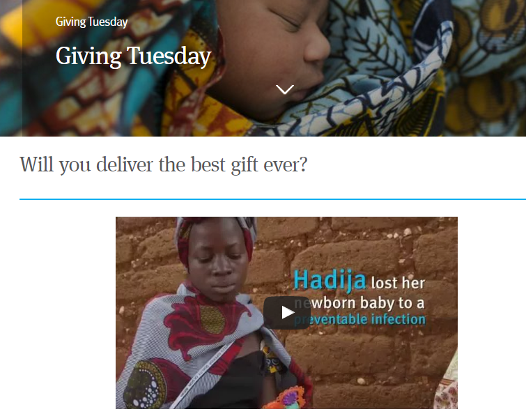 wateraid giving tuesday 